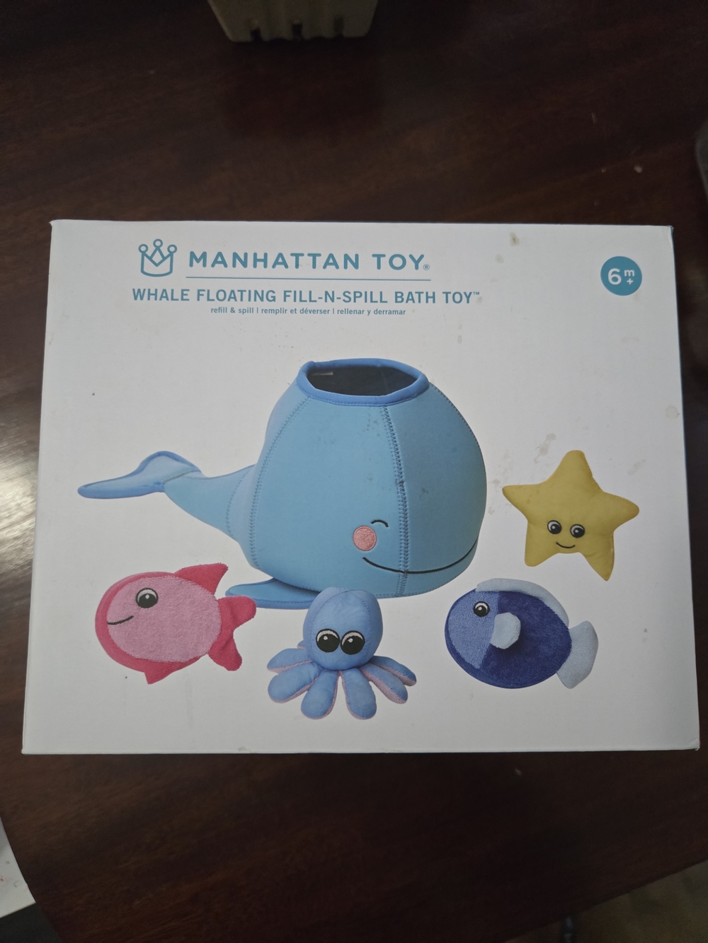 Manhattan You Whale Floating Fill-N-Spill Bath Toy Set